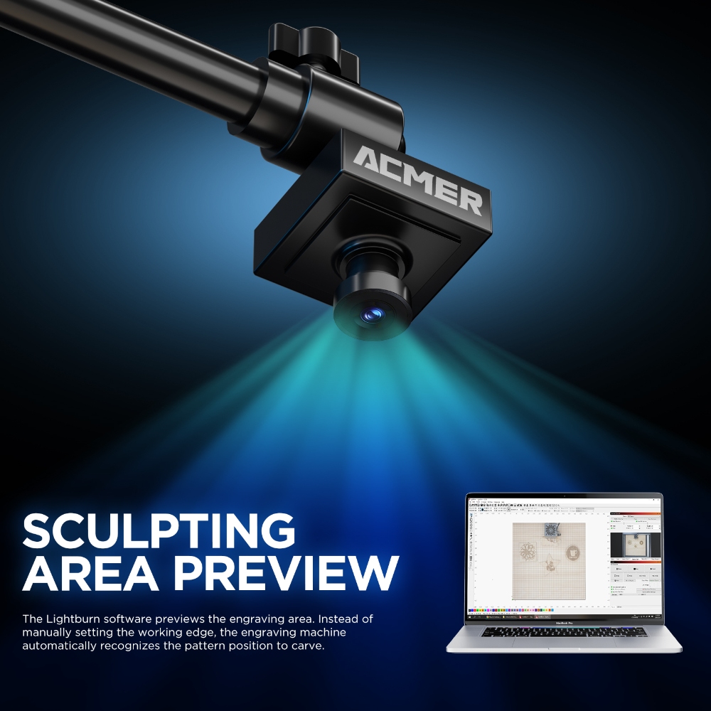 ACMER A500 5MP Camera 100° Wid - Laser Marking Machine ulasan dan harga