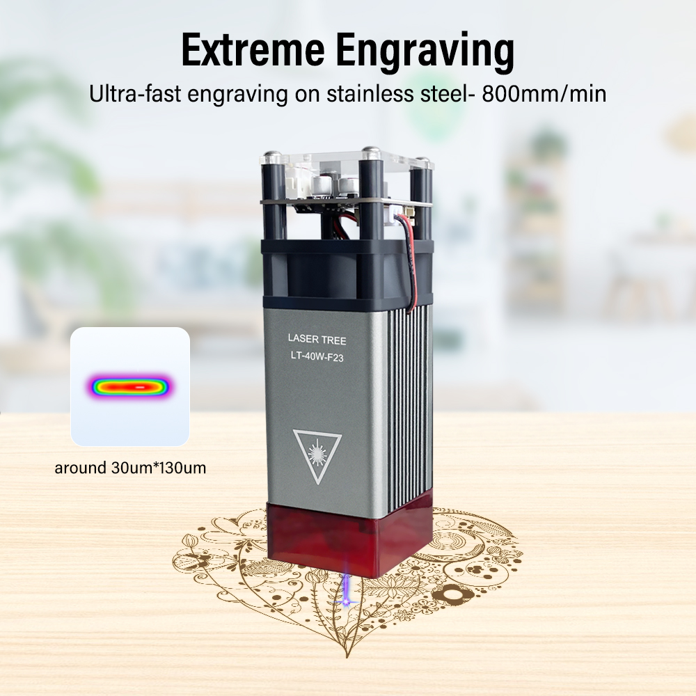 LASER TREE 4w 5W Laser Module  - Honeycomb Laser Bed ulasan dan harga